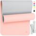 Greater Goods Professional Yoga Mat; Exercise Mat for Fitness Balance and Stability; An Extra Large Extra Thick Non Slip Mat; Free Carrying Strap Included; Designed in St. Louis (Blush Pink)