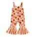 Baby Deals!Toddler Girl Clothes Clearance Jumpsuit for Girls Toddler Toddler Kids Boys Girls Summer Fashion Cute Flowers Print Suspenders Romper Jumpsuit Baby Outfit Boy Sisters Clothing Toddler