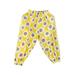 adviicd Baby Clothes Boy Toddler Pants Toddler Girls Trousers Cartoon Prints Pants Denim Trousers Kids Girls Casual Pants Yellow 4-5 Years