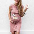 Clearance! SDJMa Cute Funny Maternity Pregnancy Baby Scoop Neck Top T-Shirt for Pregnant Women