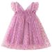 Baby Deals! Toddler Girl Clothes Clearance Toddler Girl s Summer Dresses Toddler Kids Baby Girls Cute Summer Mesh Wave Point Print Elegant Wing Dress Skirt Summer Dresses for Toddler