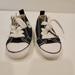 Converse Shoes | Converse One Star Chuck Taylor Black Baby Cloth Crib Shoes For Baby Size 4 | Color: Black | Size: 4bb