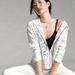 Anthropologie Tops | Anthropologie Eze Sur Mer Nwt White Lace Zippered Hoodie. Small. | Color: White | Size: S