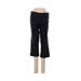 Nike Active Pants - Mid/Reg Rise Flared Leg Cropped: Black Activewear - Women's Size Small