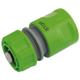 Draper Garden Hose Connector with Water Stop Feature, 1/2"