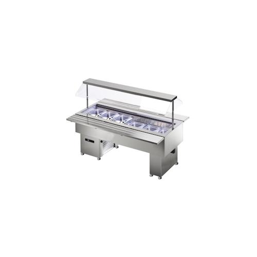 Salatbar Isola 6M VT Inox