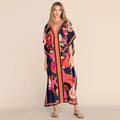 robe longue robe femme tunique femme Robe De plage grande taille pour femmes Kaftan Kimono