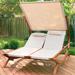 Double Reclining Lounge Chair with Canopy - Regular