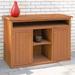 Short Display and Hideaway Storage Cabinet