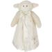 Bearington Baby Lamby Snuggler White Lamb Plush Stuffed Animal Security Blanket Lovey 15