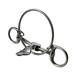 Horse Bit Horse Mouth Bit Horse Bridle Harness Loose Rings Snaffle O Rings All Purpose with Trims Training Equipment Rings Snaffle Bits