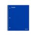 Staples Premium 3-Subject Notebook 8.5 x 11 College Ruled 150 Sheets Blue (TR58314) ST58314DVS