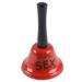 1pc Metal Hand Sex Ring Bell Metal Service Bell Bachelor Party Fun Bell Metal Hand Bell Craft Home Ornament (Red)