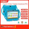 XGODY-Tablette PC Android pour enfants 7 pouces écran IPS 4 cœurs WiFi OTG étui de protection