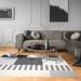 Bailey Modern Striped Area Rug