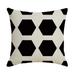 Cushions for Living Room Black White Waterproof Hugging Pillow Household Design Pattern Sand Pillow Pillows Standard Size