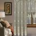 Grace Floral Lace Window Curtain Panels Or Valance Khaki 63 Inches