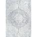 JONATHAN Y JONATHAN Y Traditional Persian Vintage Medallion Area Rug 4 X 6 - Light Gray