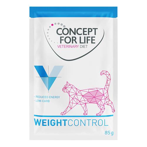 12x85g Weight Control Cats Concept for Life Veterinary Diet Katzenfutter nass