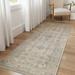 Alexander Home Venetian Printed Gem Distressed Rug 2 6 x 7 6 8 Runner Runner Indoor Entryway Kitchen Bedroom