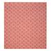 Furnish My Place Abstract Indoor/Outdoor Commercial Color Rug - Red 9 x 9 Pet and Kids Friendly Rug. Made in USA Square Area Rugs Great for Kids Pets Event Wedding