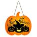 Home Decor Fall Home Decoration Welcome Door Listing Wooden Pumpkin Home Decoration