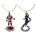 Avengers Captain Capt Marvel & Red Guardian Ornament Pvc Figure Figurine Charm New