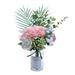 1Pc Artificial Flower Bunch Platic Rose Bouquet for Wedding Decoration Home Bouquet without Vase (Colorful)