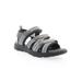 Women's Travelactiv Adventure Sandal by Propet in Light Grey (Size 9 M)