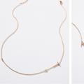 Anthropologie Jewelry | Bundle Letter T Necklaces | Color: Gold/Pink | Size: Os