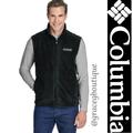 Columbia Jackets & Coats | Columbia Vest Black Zip Up Mens Columbia Lightweight Warm Fleece Vest Size Xl | Color: Black | Size: Xl