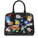 Disney Bags | Disney Satchel / Crossbody Purse Bag - Mickey Mouse And Friends Comic-Bag | Color: Black | Size: 11”L X 9”H X 5”W