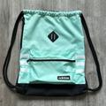 Adidas Bags | Adidas Mint Green Classic 3-Stripes Sackpack | Color: Black/Green | Size: Os