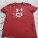 Under Armour Shirts & Tops | Boys Short Sleeve Under Armour Tee Size Ym | Color: Red/White | Size: Mb