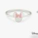 Disney Jewelry | Disney Minnie Mouse Silver & Pink Bow Crystal Ring | Color: Pink/Silver | Size: Size 6