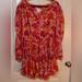 Anthropologie Dresses | Anthropologie Misa Los Angeles Ruffled Floral Mini Dress | Size M | Color: Orange/Pink | Size: M
