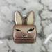 Kate Spade Accessories | Kate Spade Bunbun Bunny Rabbit Metallic Airpods Case Keychain Bag Charm | Color: Gold/Pink | Size: Approx 2.5" X 2" X 1.5"