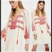 Free People Dresses | **Host Pick** Free People Wind Willow Mini Dress | Color: Red/Tan | Size: S