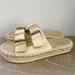 American Eagle Outfitters Shoes | American Eagle Outfitters Metallic Gold Espadrille Sandals Size 7.5 | Color: Gold | Size: 7.5