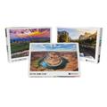 The Game Club - National Park Puzzle Pack - Three, Jigsaw Puzzles of The Grand Canyon, Yosemite and Grand Teton - Fun for Adults and Kids (1000 Piece Puzzle Pack)