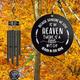 Memorial Wind Chimes for Loss of Father Bereavement Sympathy Gift of Love One Outdoor Large Chimes with for Patio Garden Porch Yard Black