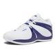 AND1 Rise Men’s Basketball Shoes, Sneakers for Indoor or Outdoor Street or Court, Sizes 7 to 15, White/Navy Blue, 10 UK