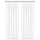 PONY DANCE Thermal Curtains Lining 90 Inch Drop - Pure White Large Width Thick Blackout Curtains Pencil Pleat Window Curtains Privacy Protection for Living Room, 2 Panels, W90" X L90"