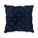 Tufted Diagonal Decorative Pillow Navy Single 20X20 - Triangle Home Decor 16T008051