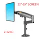 NB NOUVEAU H100 22-35 "Gaz SpringMonitor Support Bras LCD à Mouvement Complet Support TV 2-12kg