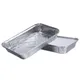 Casseroles d'égouttement en feuille d'aluminium pour barbecue panier de cuisson à la vapeur