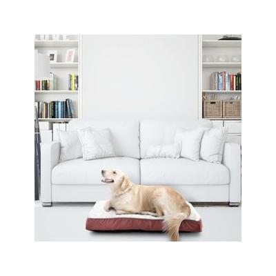 Max & Marlow Plush Mat Lounger Cat & Dog Bed, Rose, XX-Large