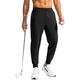 G Gradual Herren-Golf-Jogginghose mit Reißverschlusstaschen, Stretch-Sweathose, schmale Passform, Trainingshose für Herren, Arbeit, Laufen, Schwarz, 27-32