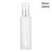 Empty Makeup Transparent Perfume Atomizer Refillable Container Press Bottling Spray Bottles Cosmetic Containers Refillable Bottles SILVER 100ML STYLE1