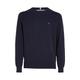 Tommy Hilfiger Sweater "1985" Herren desert sky, Gr. S, Baumwolle, mit Rundhalsausschnitt aus reiner Bio Baumwolle